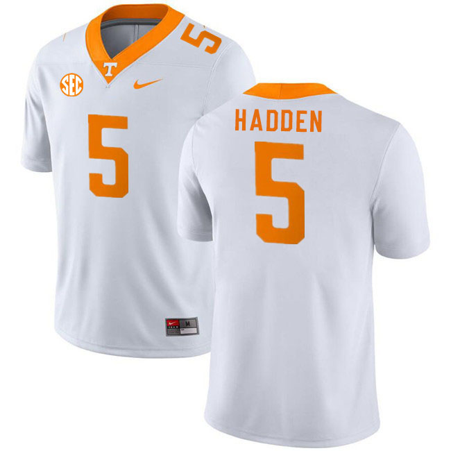 Men #5 Kamal Hadden Tennessee Volunteers College Football Jerseys Stitched Sale-White - Click Image to Close